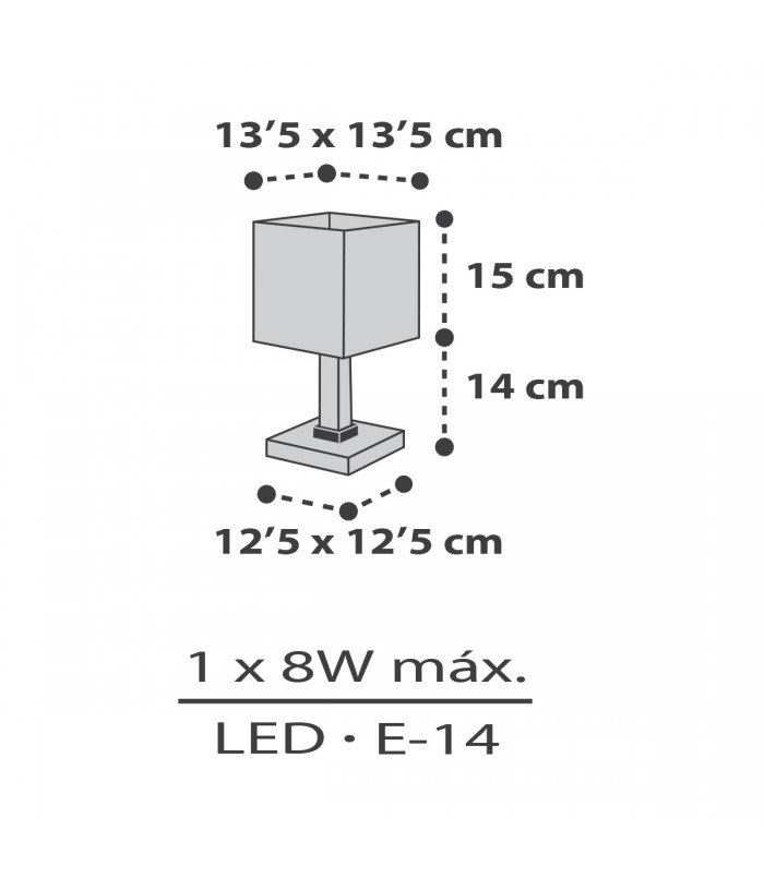 Candeeiro De Mesa Infantil Little Pixel