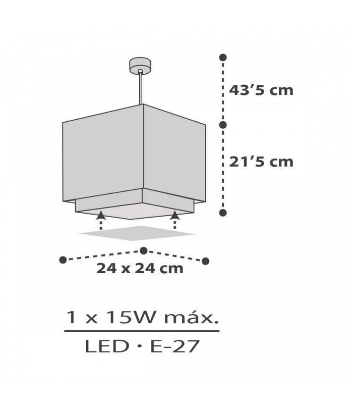 Lampada da soffitto per bambini Little Pixel Arte Pixelata