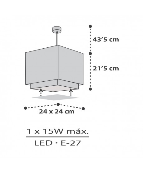 Lampada da soffitto per bambini Little Pixel Arte Pixelata