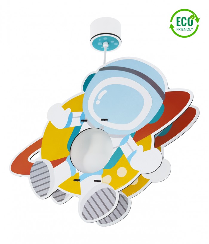 Lámpara de techo infantil Astronauta - eco friendly