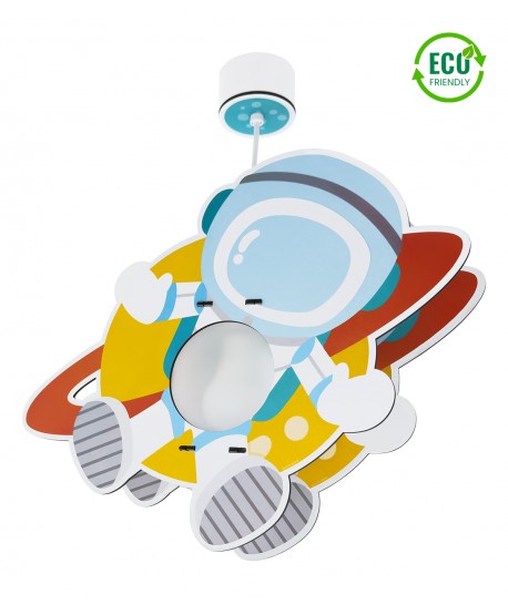 Lámpara de techo infantil Astronauta - eco friendly