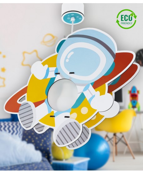 Children hanging lamp Astronaut - eco friendly