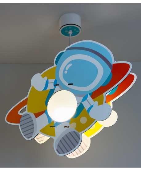 Lustre et lampe suspendue enfant Astronaute - eco friendly