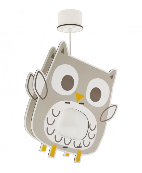 Children hanging lamp Good Night Owl - eco friendly