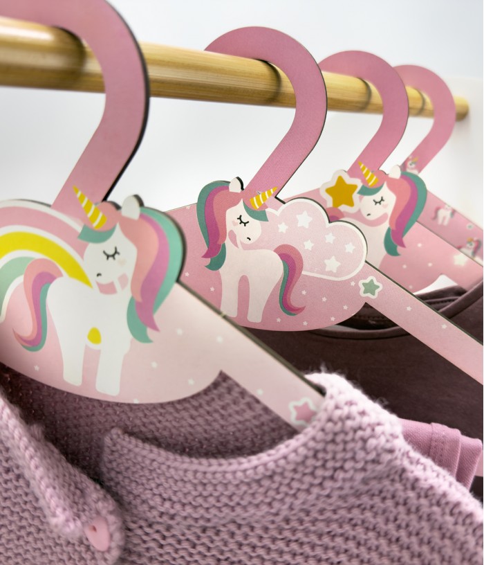 Children's hangers Unicorns pack 8 pcs.