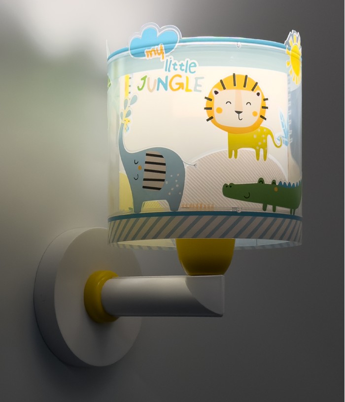 Aplique de pared infantil My Little Jungle Animales Jungla