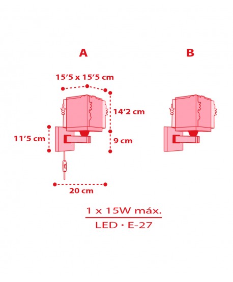 Wall lamp for Kids Hello Kitty