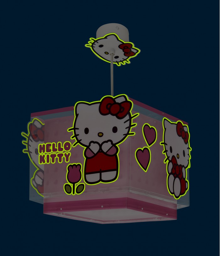 Children hanging lamp Hello Kitty