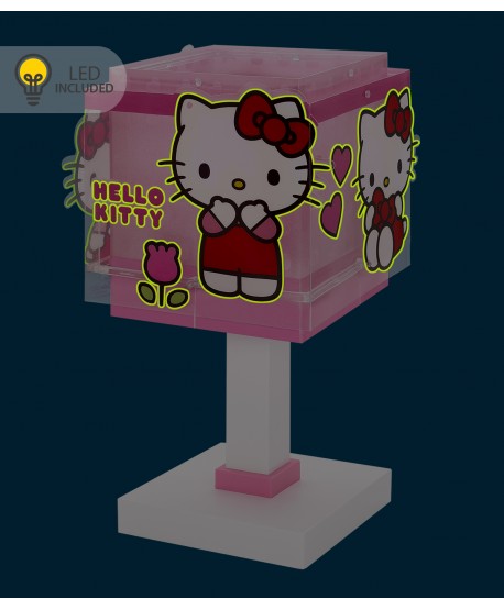 Lámpara de mesita LED quitamiedos infantil Hello Kitty