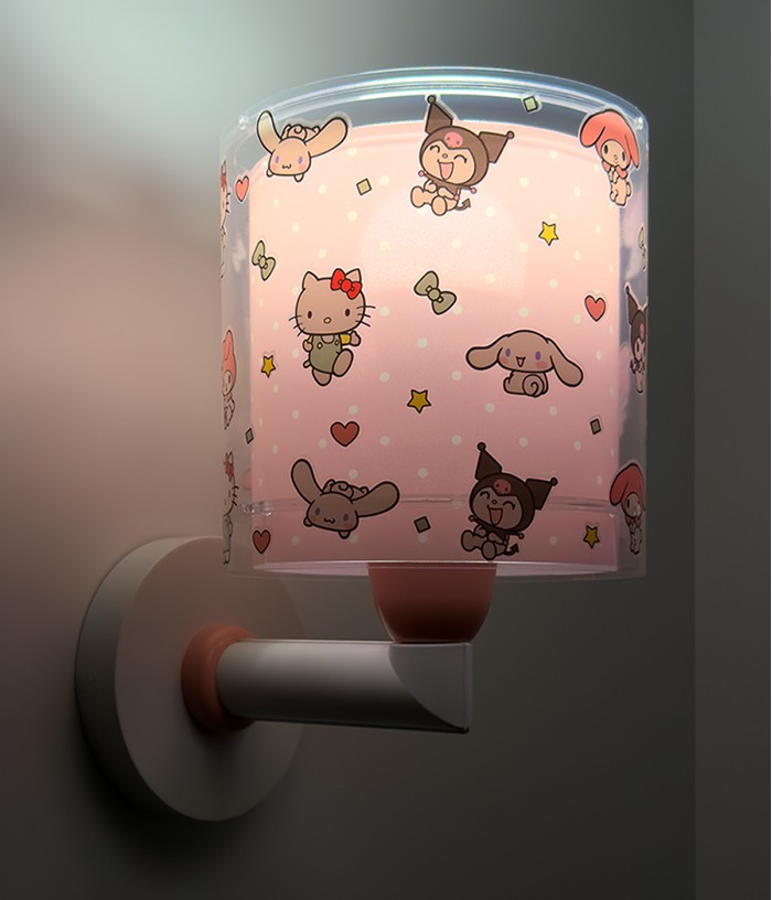 Wall lamp for Kids Hello Kitty & Friends, Kuromi, My Melody and Cinnamoroll