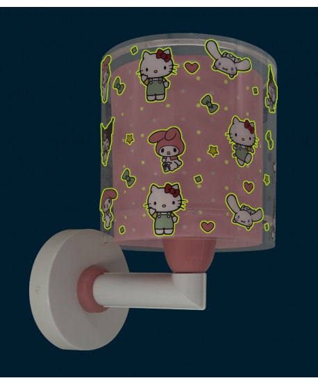 Wall lamp for Kids Hello Kitty & Friends, Kuromi, My Melody and Cinnamoroll