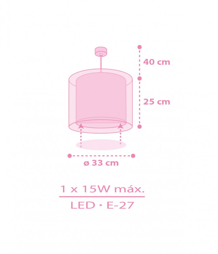 Children hanging lamp Hello Kitty & Friends, Kuromi, My Melody and Cinnamoroll