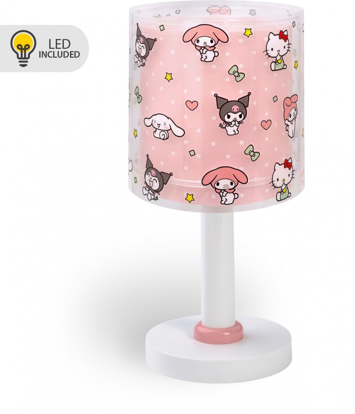 Lampe de chevet Veilleuse LED pour enfants Hello Kitty & Friends, Kuromi, My Melody und Cinnamoroll