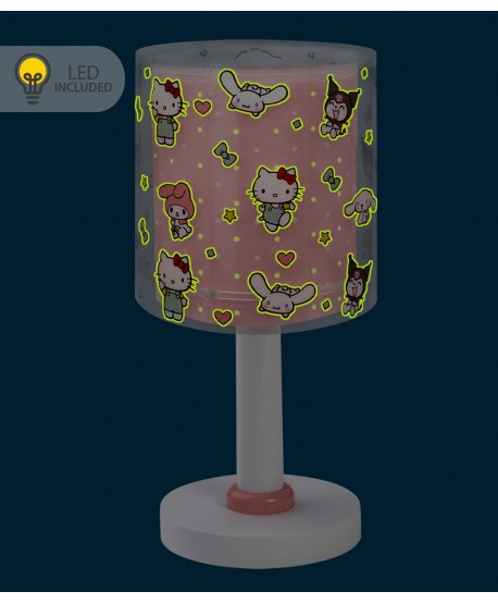 Table lamp LED nightlight for Kids Hello Kitty & Friends, Kuromi, My Melody und Cinnamoroll