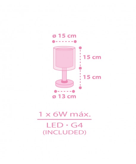 Table lamp LED nightlight for Kids Hello Kitty & Friends, Kuromi, My Melody und Cinnamoroll