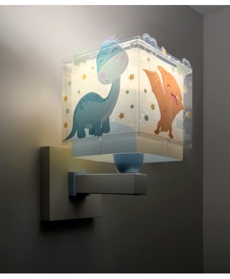 Candeeiro infantil de parede Baby Dinos Dinossauros