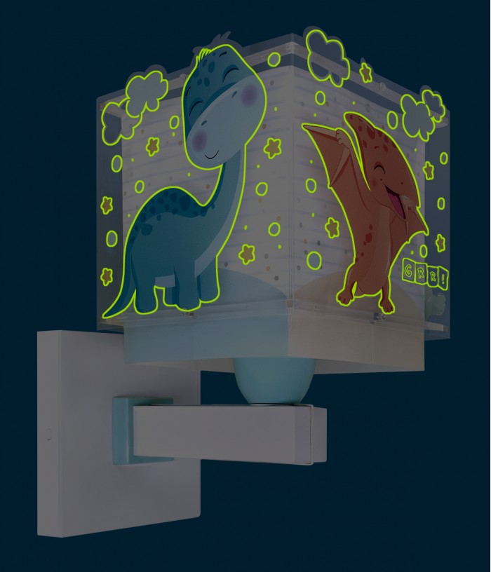 Wall lamp for Kids Baby Dinos