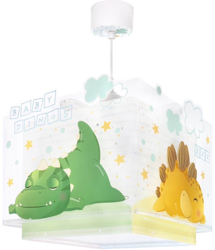 Lámpara de techo infantil Baby Dinos Dinosaurios