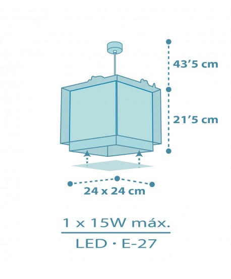 Lustre et lampe suspension enfant Baby Dinos Dinosaures