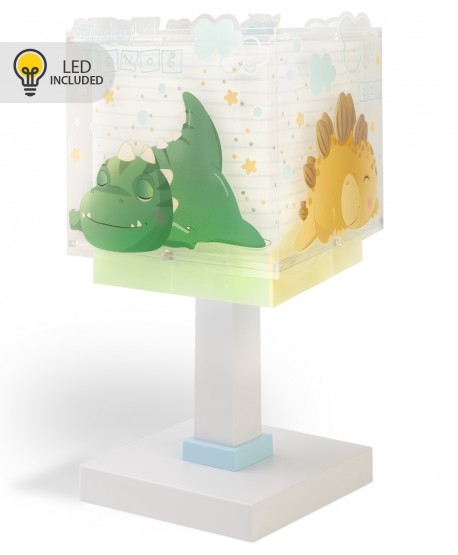 Lampada da comodino Luce notturna LED per bambini Baby Dinos Dinosauri