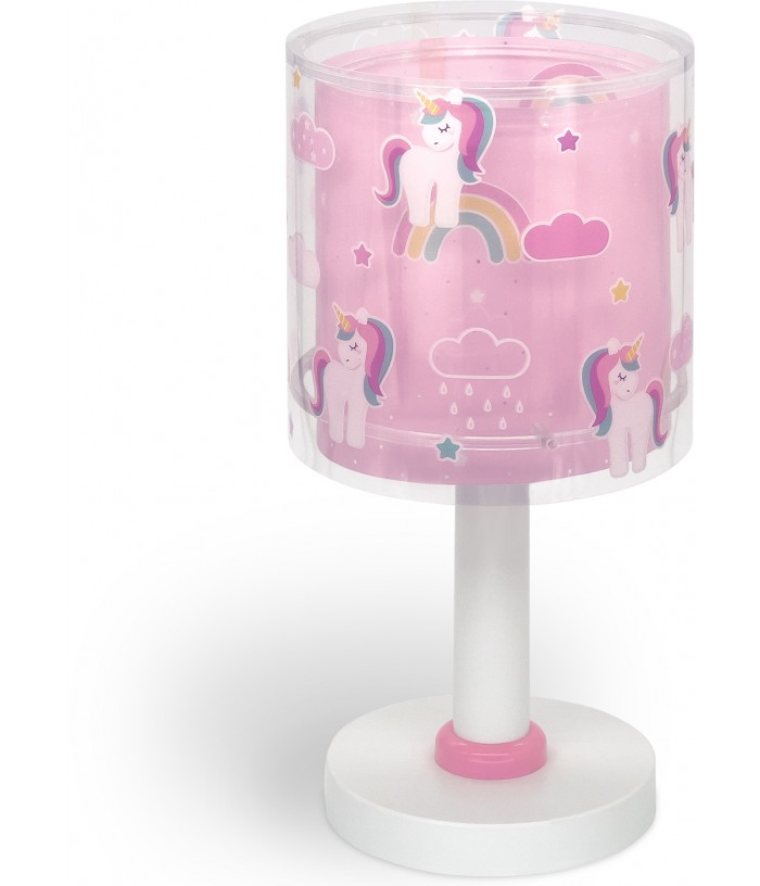 Lámpara de mesa LED quitamiedos infantil Unicorns Unicornios