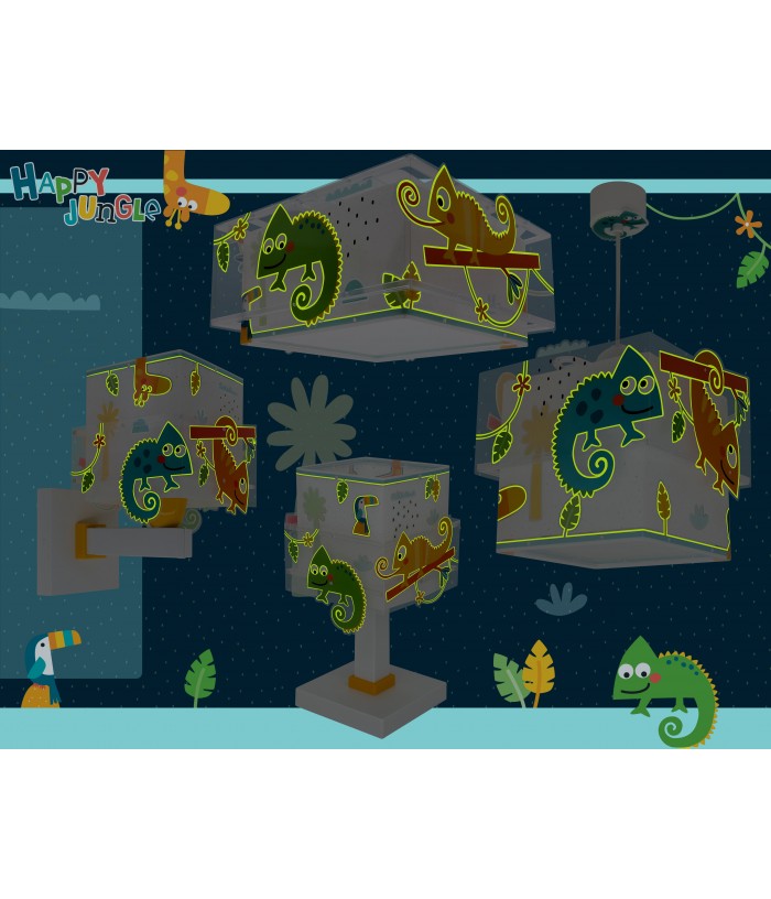 Children's table lamp LED nightlight Happy Jungle