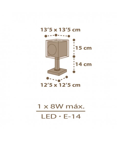 Candeeiro infantil de mesa Luz de presença LED Good Night coruja