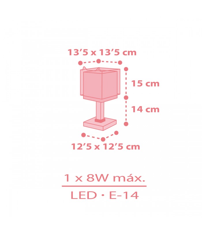 Lampada da comodino Luce notturna LED per bambini Little Fox Piccola Volpe