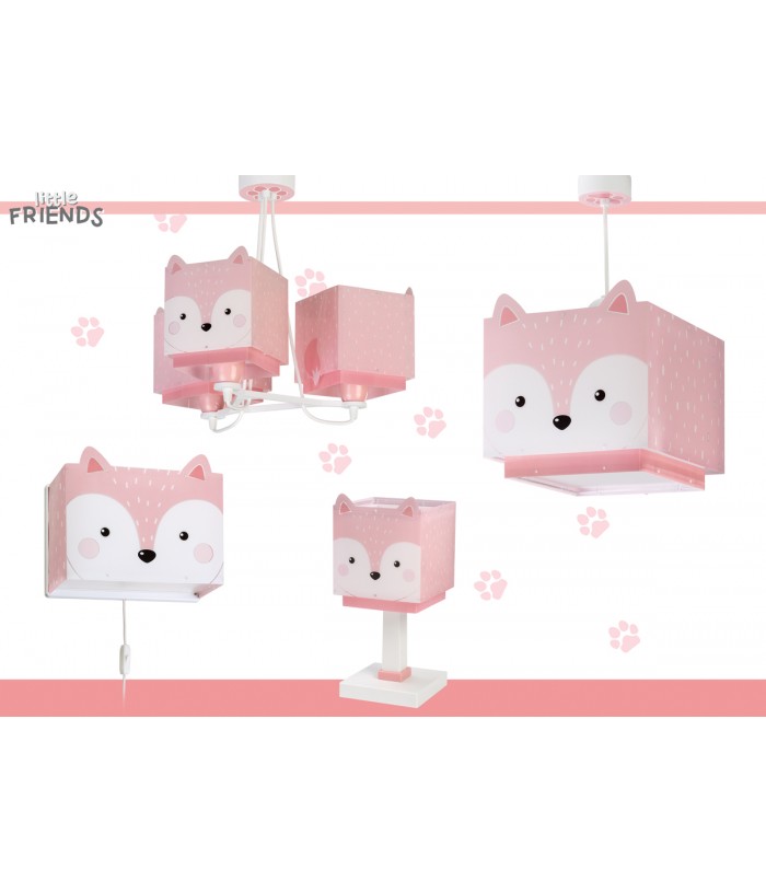 Children table lamp LED nightlight Little Fox