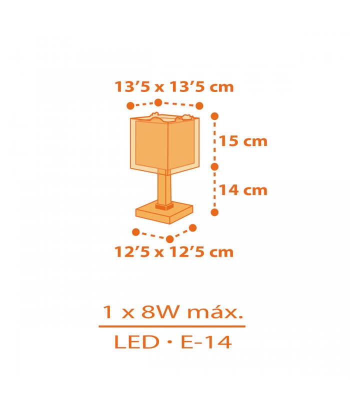 Lampe de chevet LED night light pour enfants Dinos Dinosaures