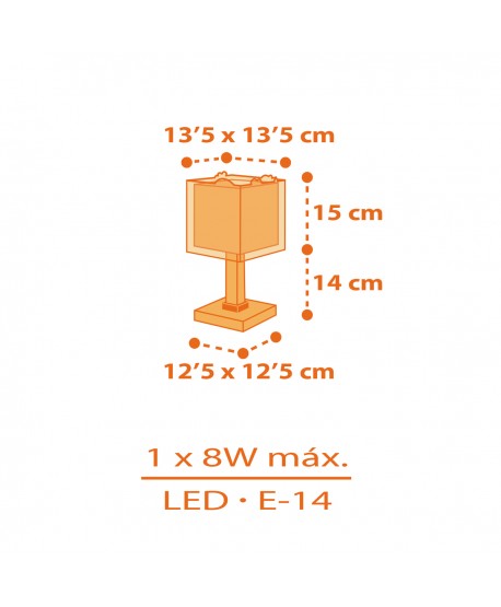 Lampe de chevet LED night light pour enfants Dinos Dinosaures