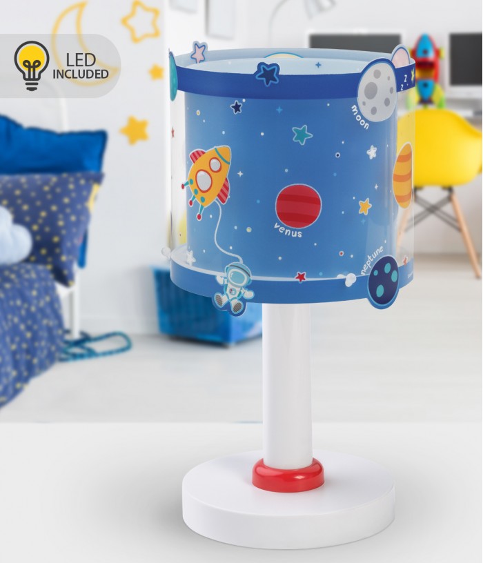 Kids table lamp LED nightlight Planets