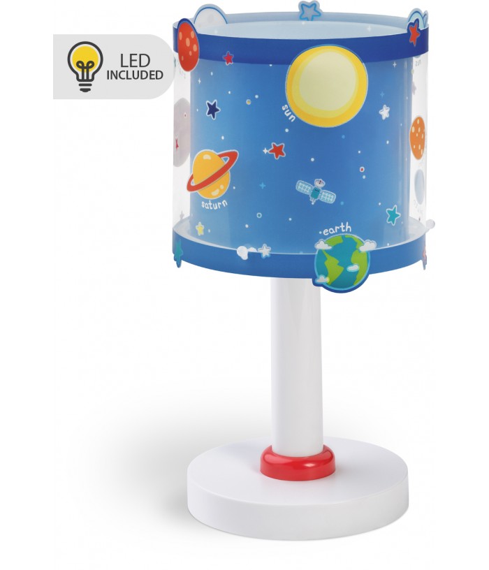 Lampe de chevet Veilleuse LED pour enfant Planets Planètes système solaire