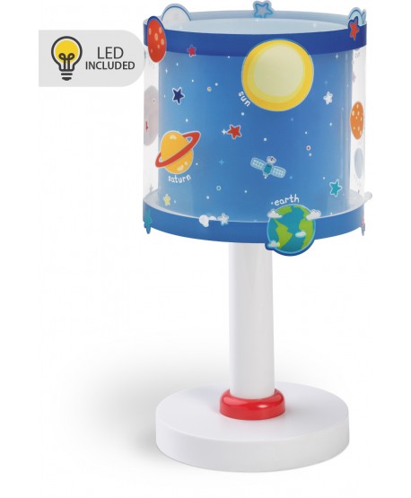 Lámpara de mesa LED quitamiedos infantil Planets Planetas sistema solar