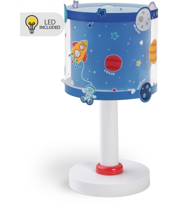 Kids table lamp LED nightlight Planets