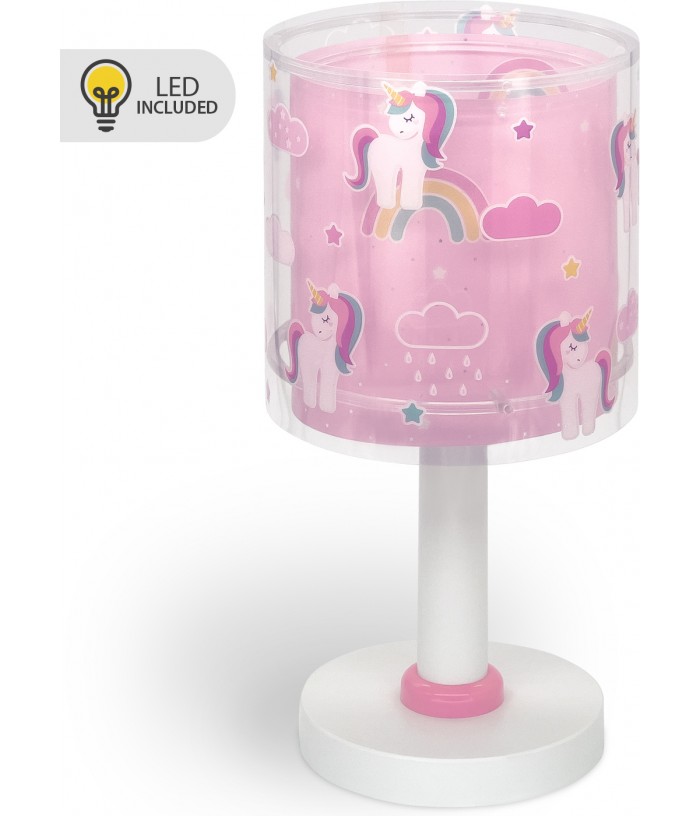 Lampe de chevet Veilleuse LED pour enfant Unicorns Licornes