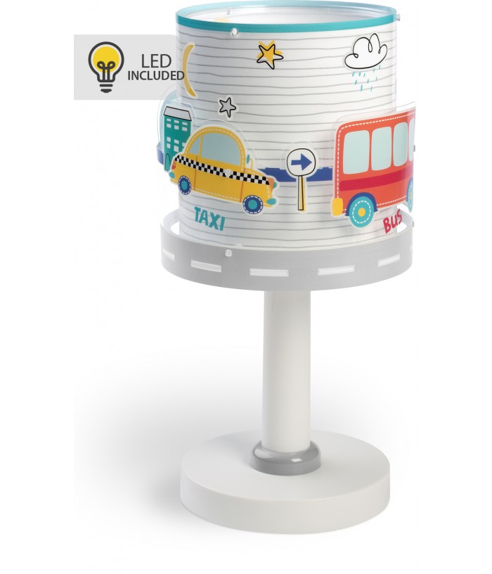 Lampada da comodino Luce notturna LED per bambini Baby Travel aeroplani e auto