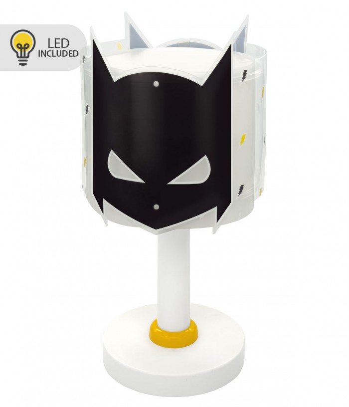 Candeeiro De Mesa Luz de presença LED Infantil Dark Hero Super-heróis