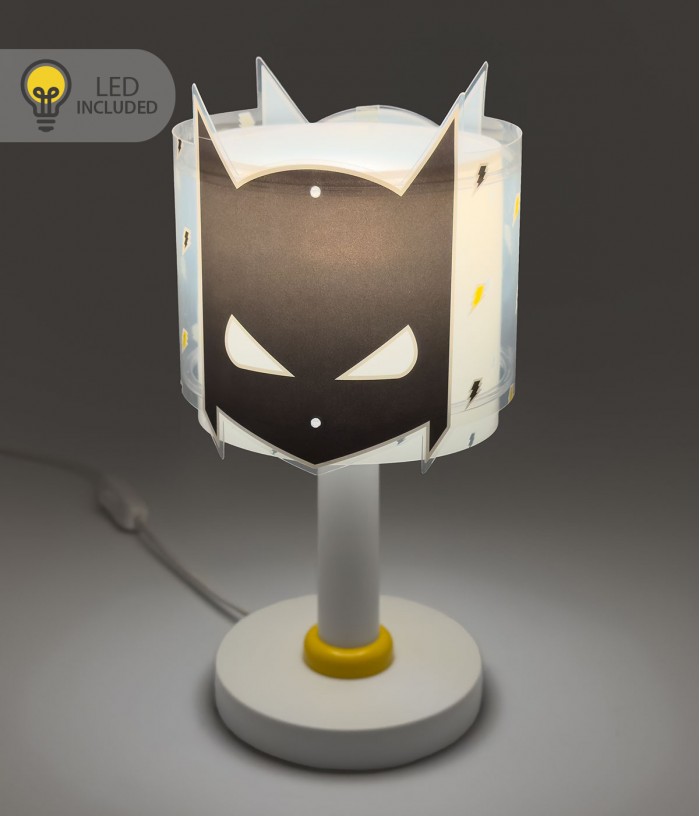 Lámpara de mesa LED quitamiedos infantil Dark Hero