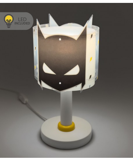 Candeeiro De Mesa Luz de presença LED Infantil Dark Hero Super-heróis