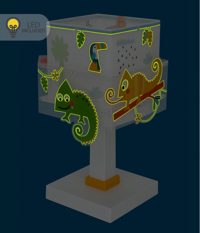Children's table lamp LED nightlight Happy Jungle