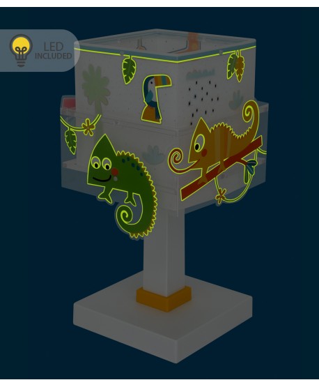 Children's table lamp LED nightlight Happy Jungle