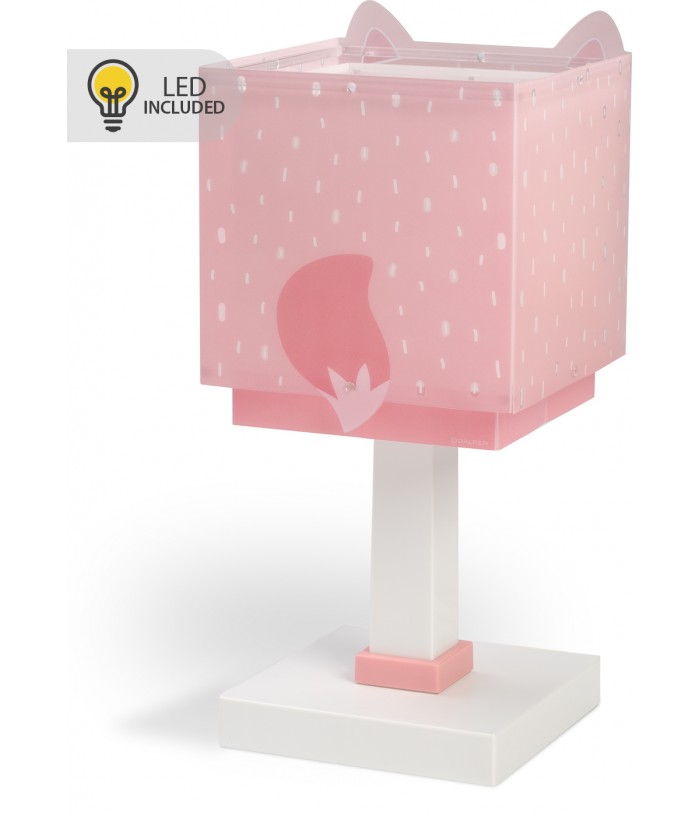 Candeeiro infantil de mesa Luz de presença LED Little Fox Raposa Pequena