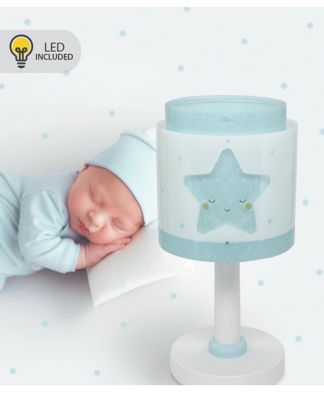 Lámpara de mesa infantil LED quitamiedos Baby Dreams Estrella azul