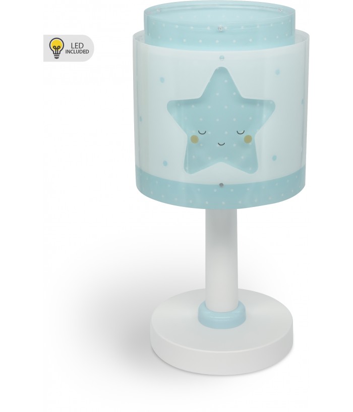Lámpara de mesa infantil LED quitamiedos Baby Dreams Estrella azul