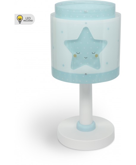 Lámpara de mesa infantil LED quitamiedos Baby Dreams Estrella azul