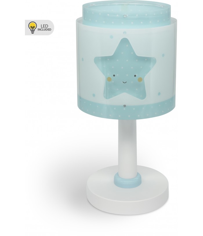 Children's table lamp LED nightlight Baby Dreams Star blue