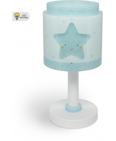 Children's table lamp LED nightlight Baby Dreams Star blue
