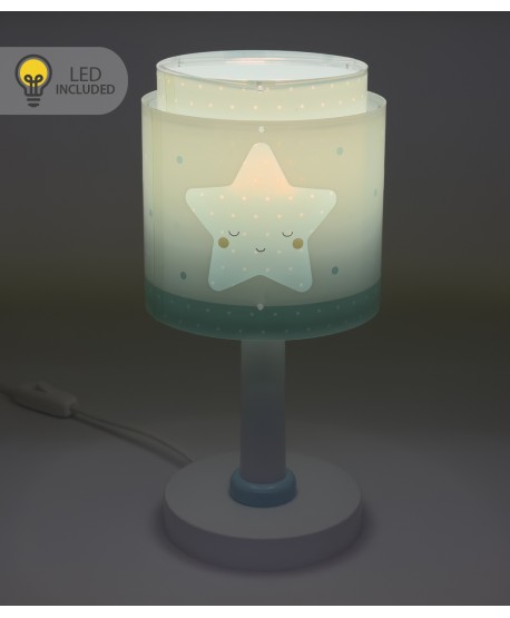 Lámpara de mesa infantil LED quitamiedos Baby Dreams Estrella azul