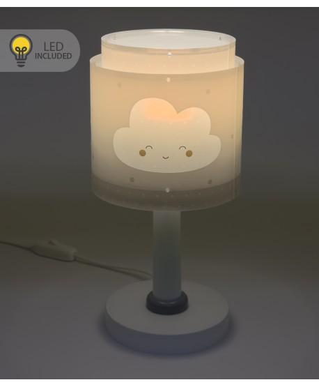 Lampada da tavolo Luce notturna LED per bambini Baby Dreams Nuvola grigio